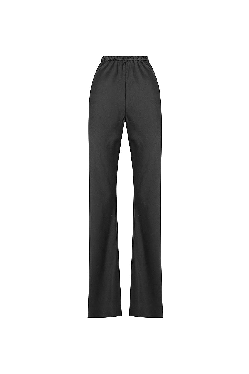 The Vahla Silk Pant | Noir - The Bali Tailor