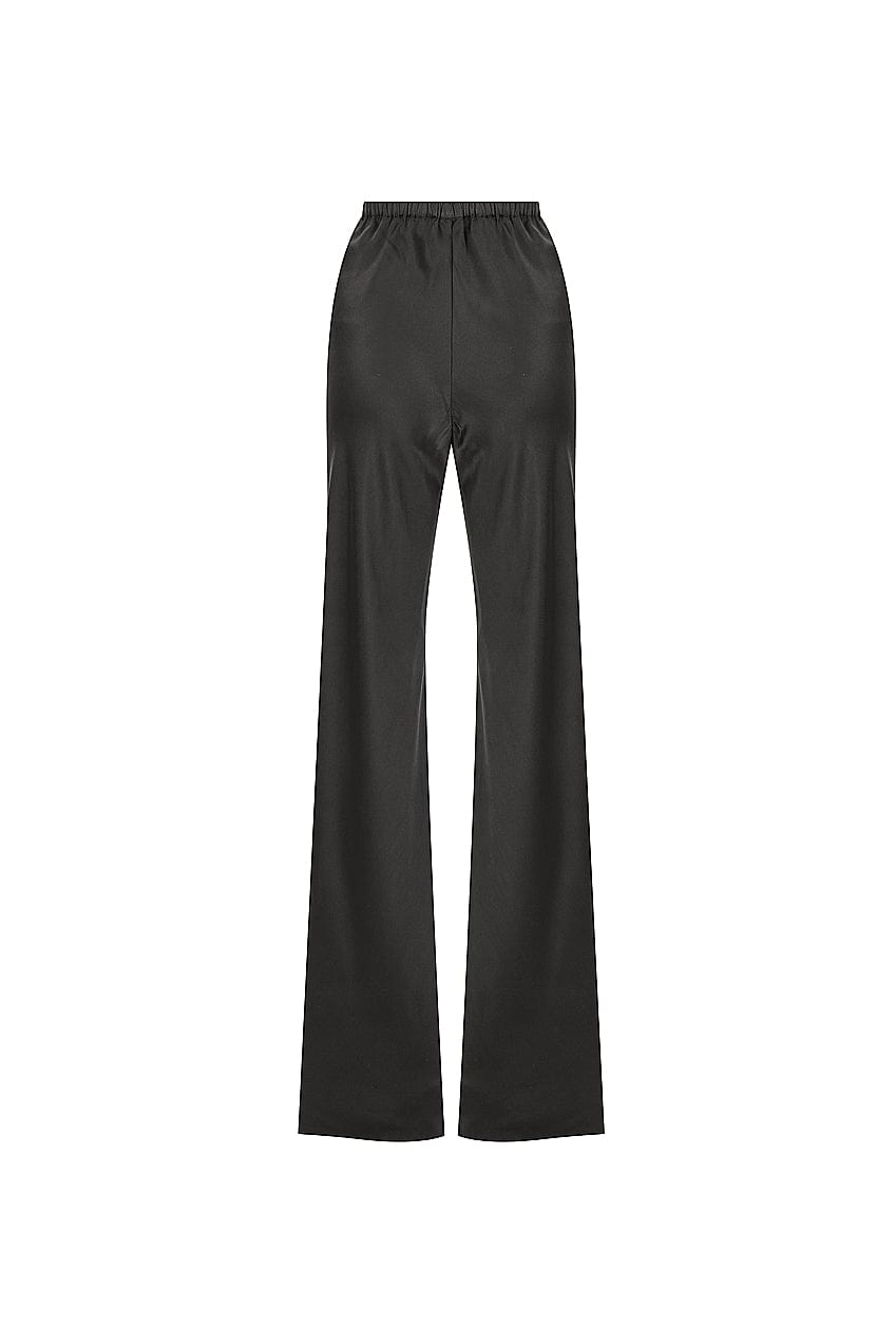 The Vahla Silk Pant | Noir - The Bali Tailor