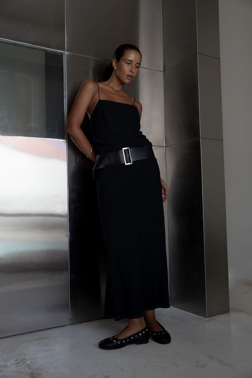 The Yvette Maxi Dress | Black - The Bali Tailor
