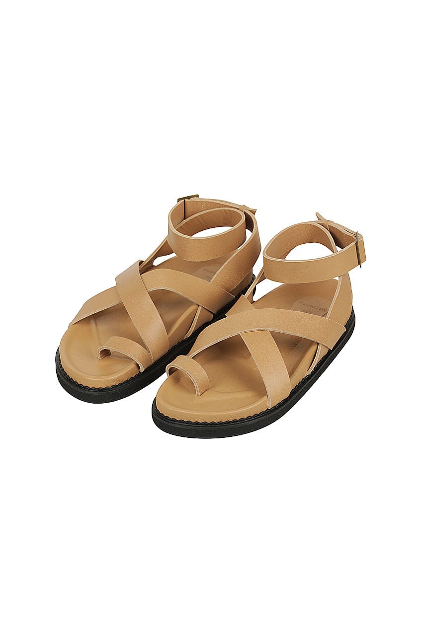 The Leni Sandal | Tan - The Bali Tailor