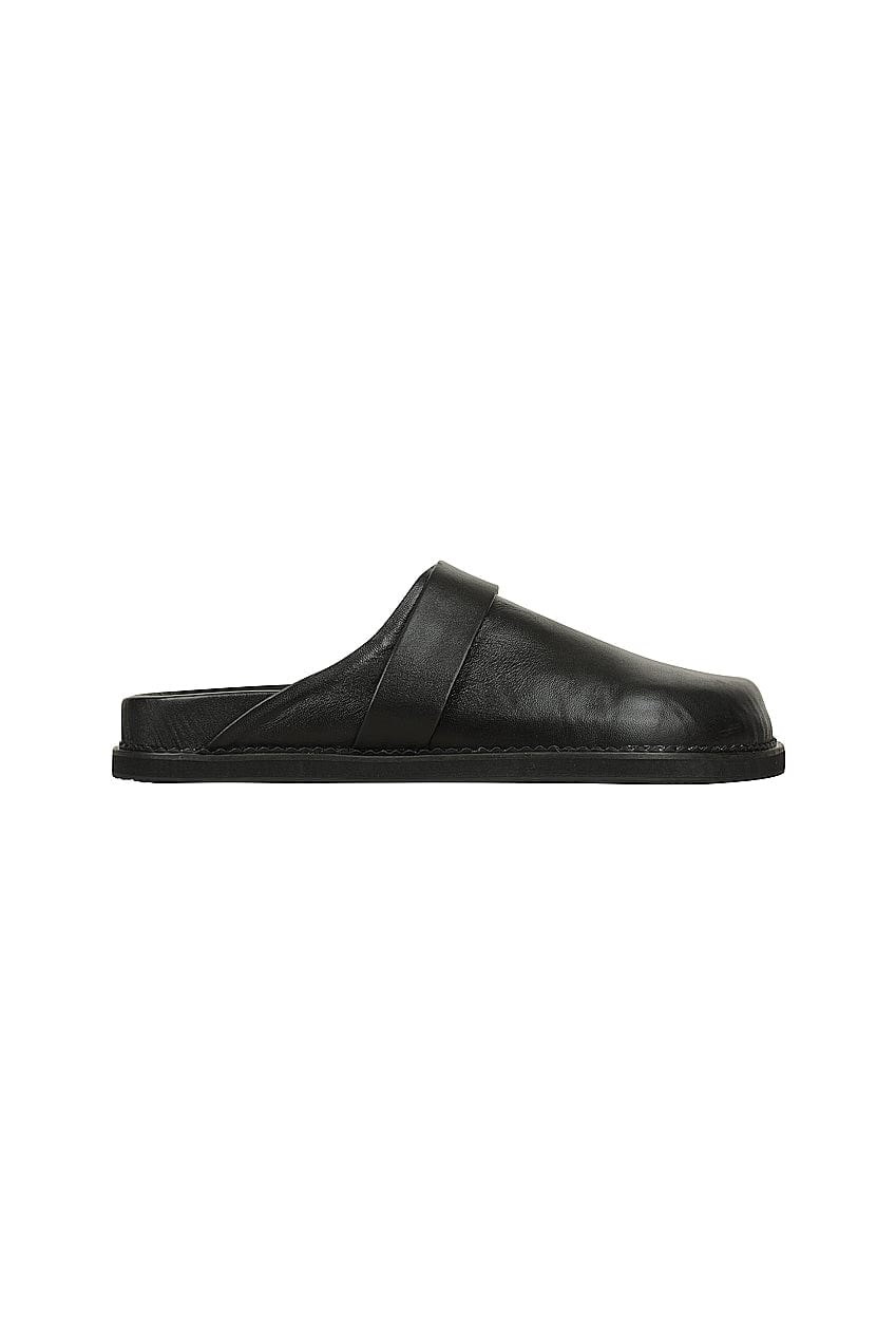The Men's Luca Slide | Black | The Bali Tailor | Image 2