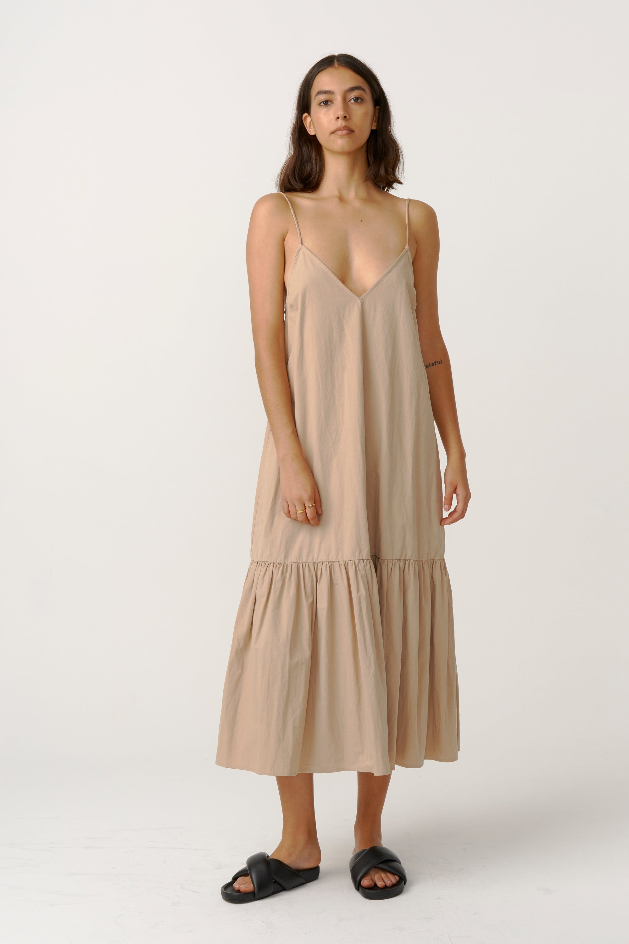The Remi Dress | Sand - The Bali Tailor