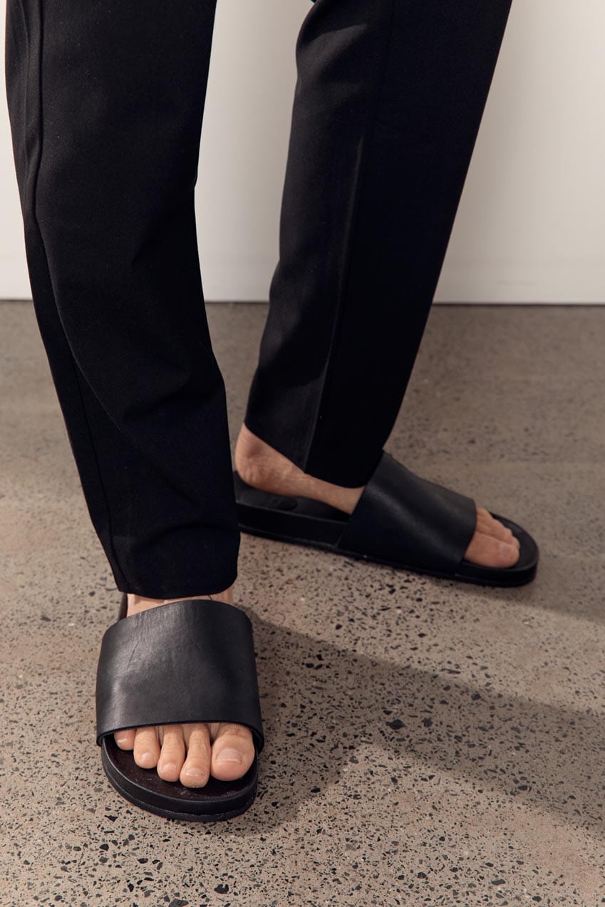 The Tom Slide | Black - The Bali Tailor